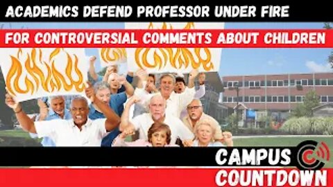 Academics defend professor under fire for controversial comments about children