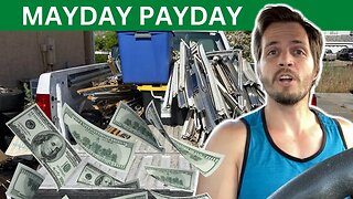 Dumpster Diving Haul May 2023: Turning In The Scrap Metal (BIG Pay Day)