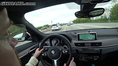 [4k] Autobahn POV BMW X2 M35i can a FOUR CYLINDER be fun? 🤔