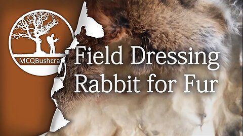 Bushcraft Field Dressing Rabbit for Meat & Fur