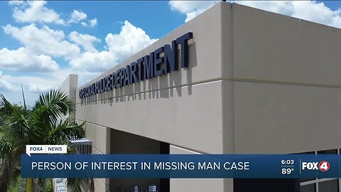 Cape Coral Police suspect foul play in the disappearance of Barry Schmalbach