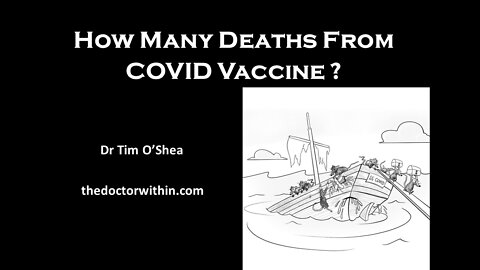 How Many Deaths From COVID Vaccine - May 2022
