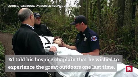 A man who had "lived for the outdoors" gets his dying wish