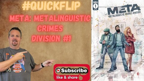 Meta: Metalinguistic Crimes Division #1 Scout Comics #QuickFlip Comic Book Review #shorts