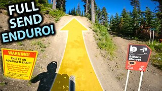 Riding The SICKEST HIGH SPEED JUMP LINES ON MY ENDURO BIKE!