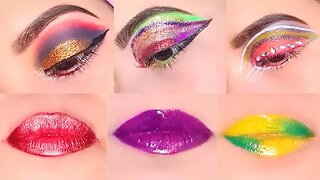 Eye and Lip Makeup Tutorial Compilation