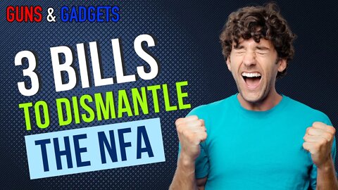 3 Bills To Dismantle The NFA!