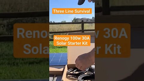 Renogy 100w 30A Solar Starter Kit #renogy #stealthcamping #offgrid