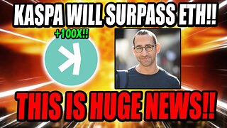 KASPA FOUNDER YONATAN WORKING ON SURPASSING ETHEREUM!! *THIS IS MASSIVE!*