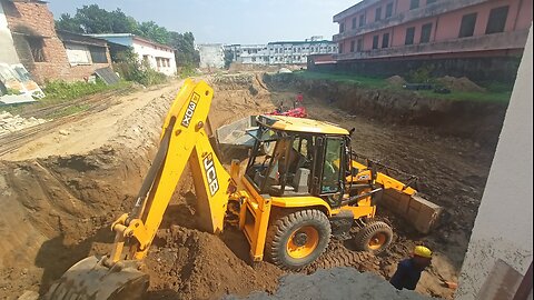 Building foundation excavation