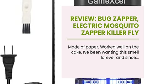 Review: Bug Zapper, Electric Mosquito Zapper Killer Fly Zapper, Electronic Insect Killer for Ho...
