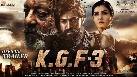 K.G.F Chapter•3: Official Trailer upcoming movie || Yesh new movie ||