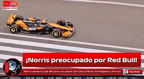 Norris advierte que McLaren no podrá con Checo Pérez Verstappen y Ferrari F1 2024