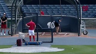 Max Scherzer breaks nose in batting practice