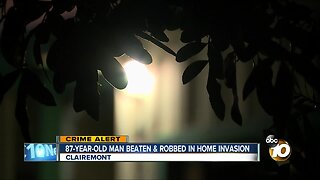 87-year-old man beaten & robbed in home invasion