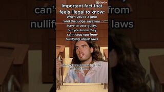 This might get you out of jury duty if you mention it #jurynullification #meme #shorts #russelbrand