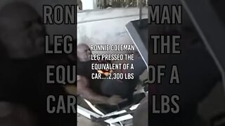 Ronnie Coleman LEG PRESS 2300LBS #shorts