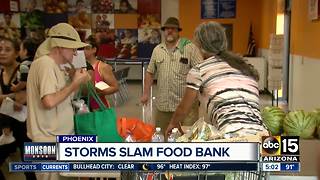 St. Mary's Food Bank hit hard by monsoon storms