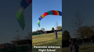 First hour of Kiting a #paramotor wing