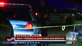 Deputies investigate in Lehigh Acres neighborhood Friday morning