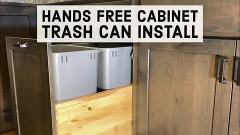 Hands Free Cabinet Trash Can Blum Servo Drive Installation