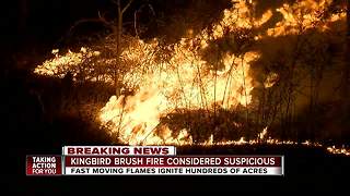 220-acre fire that damaged 3 homes in Hernando County deemed 'suspicious'