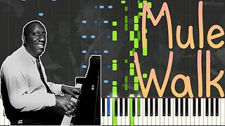 James P. Johnson - Mule Walk 1943 (Fast Stride Piano Synthesia)