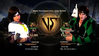 Talim (Amesang) VS Tanjiro (ColtWithU) (SoulCalibur™ VI: Online)