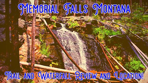 MEMORIAL FALLS MONTANA / Trail and Waterfall Review and Location! / Lewis and Clark National Forest