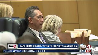 Cape Coral council votes to keep City Manager on