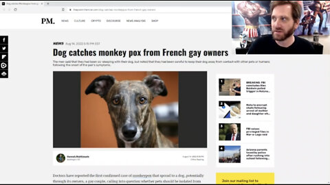 Salty Cracker: Poor Dog Catches Monkey Pox From French Gay Owners