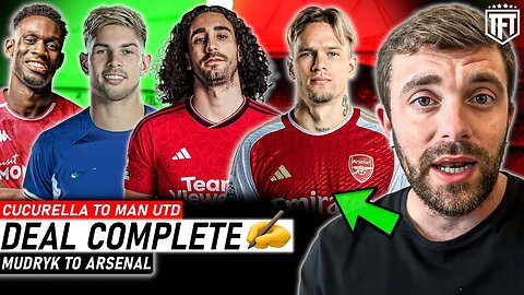 ARSENAL DEAL DONE✍️ Mudryk to Arsenal ON✅ Cucurella to Man Utd AGREED📝 Amarabt & Smith Rowe Updates