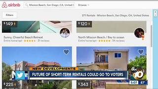 Future of short-term rentals could go to voters