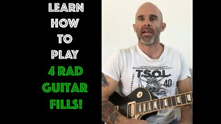 How To Play 4 More Awesome Guitar Fills To Take Your Solos To The Next Level - Begin/Inter Players