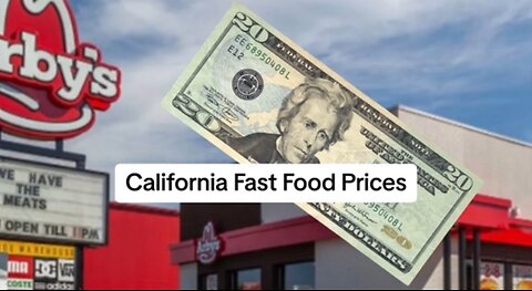 California Fast Food prices