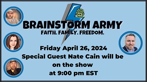4-26-2024: Special guest Nate Cain