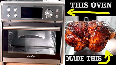 COMFEE' Air Fryer Toaster Oven | Cherry Bourbon BBQ Chicken