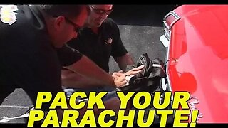 How To Pack A Parachute For Drag Racing by Nick Scavo V8TV Classic Video