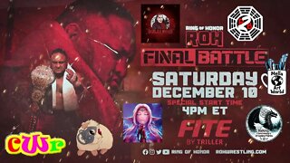 ROH Final Battle Watch Party/Review with Guests