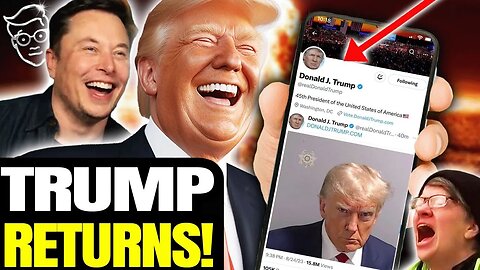 Trump Officially RETURNS To Twitter, Posts MUGSHOT | Internet in FLAMES 🔥 We Are So BACK