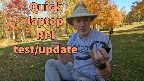 Quick laptop RFI update