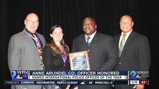 Anne Arundel County officer honored 'International Police Officer of the Year'