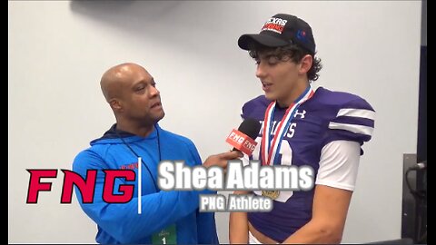 PNG Athlete Shea Adams After 20-17 TX 5a Div II State Championship Win over SOC