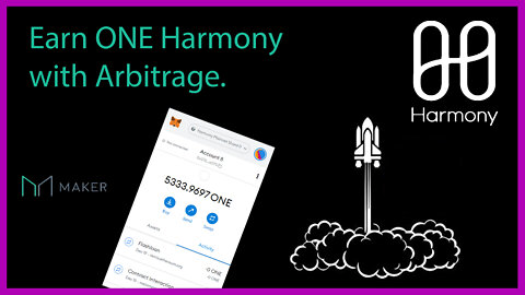 Earn crypto with ONE Harmony coin, on Harmony Mainnet with flashloans. 883 ONE - 5200+ ONE