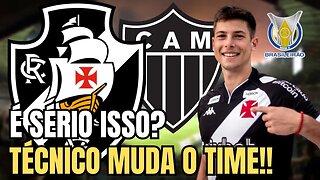 DIRETO DE MG! ULTIMAS NOTICIAS DO VASCO! TREINADOR MUDA O TIME! NOTICIAS DO VASCO