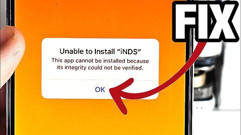 Fix: This App Could Not Be Installed Because Its Integrity Could Not Be Verified iOS 17