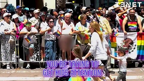 Nude Child Predators at SF Pride are Protected by Crowd and Ignored by SFPD 🏳️‍🌈👧👦😈