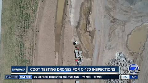 CDOT testing drones for C-470 inspections