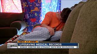I-Team: Woman who vomited 800 straight days on road to recovery, thanks to lifesaving medical records | WFTS Investigative Report