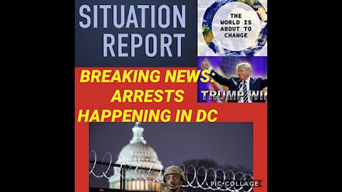 BREAKING NEWS: blackout in DC, arrests appear to be made then fireworks?